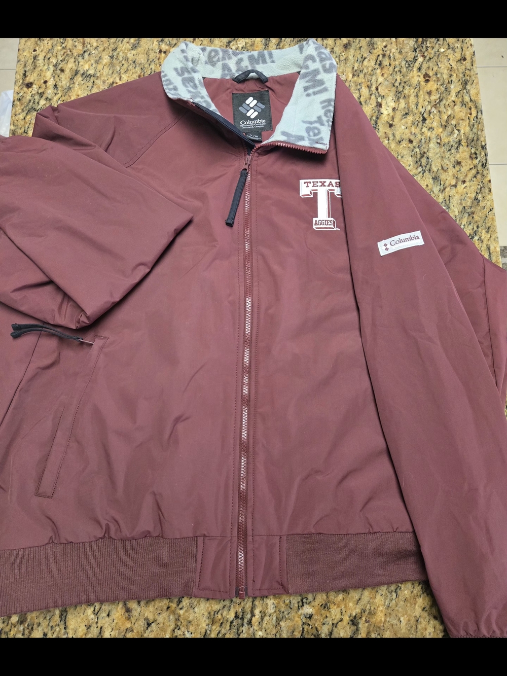 Columbia Texas A&M Maroon Men's Jacket